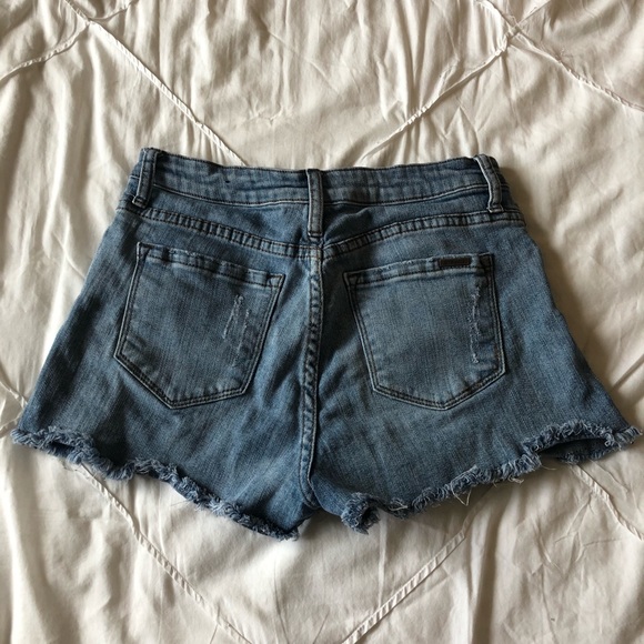 Distressed Jean Shorts - Picture 2 of 2
